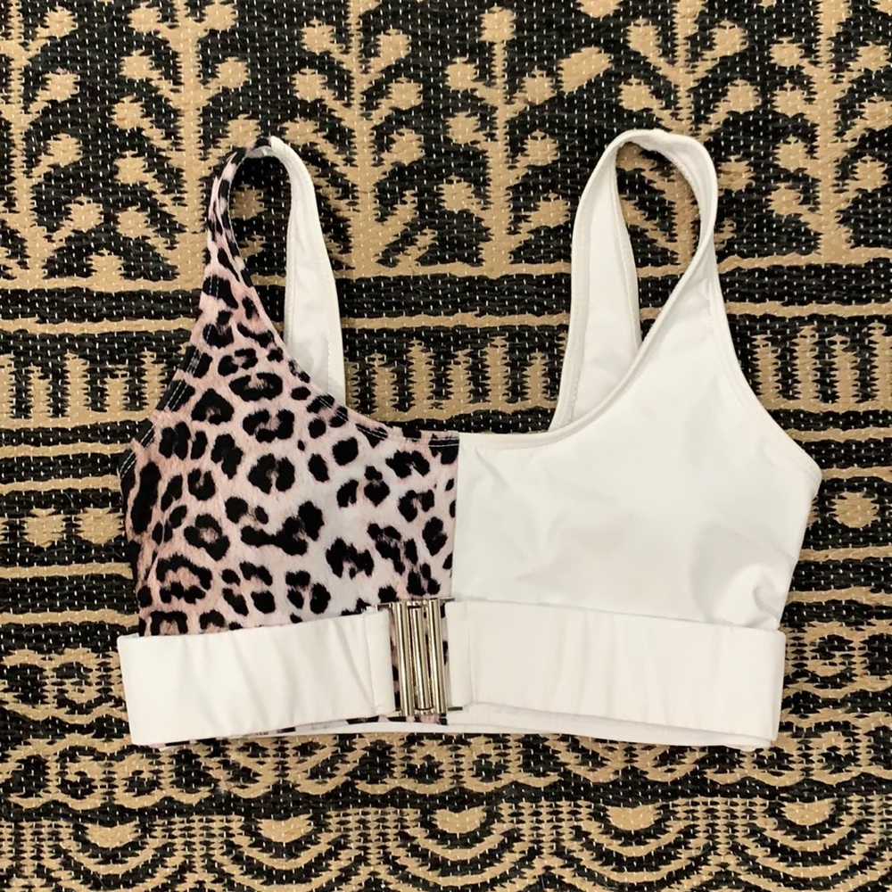 Cheetah bikini top